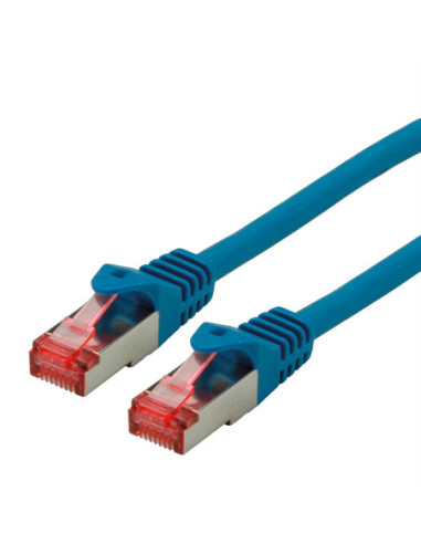 Kabel krosowy ROLINE Cat.6 S/FTP (PiMF), poziom komponentów, LSOH, niebieski, 0,5 m