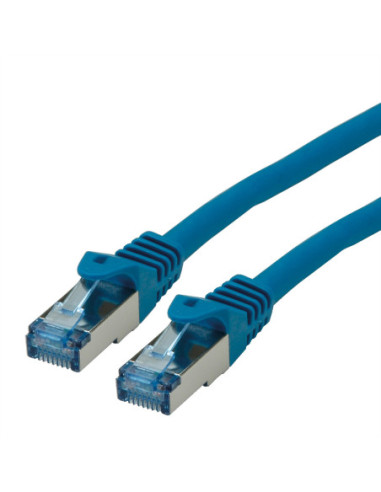 ROLINE Patch Cable Cat.6A S/FTP (PiMF), Component Level, LSOH, niebieski, 0,3 m