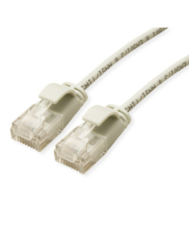 ROLINE UTP Data Center Patchkabel Cat.6A (Class EA), LSOH, extra dun, grijs, 5 m