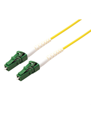 Kabel światłowodowy ROLINE 9/125 µm OS2, LC/LC, LSOH, APC, simplex, żółty, 1 m