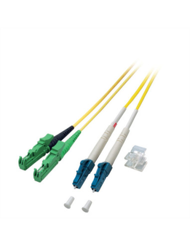 Kabel LWL dupl. 9/125 µm E2000APC / LC, żelowy, 3 m