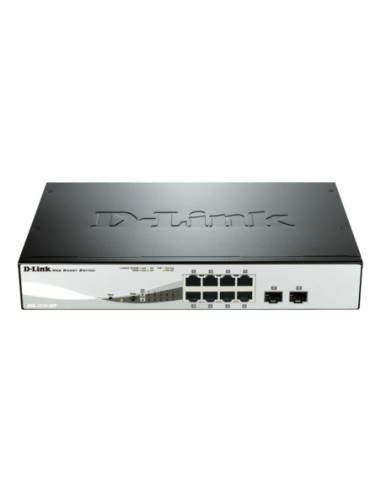 D-Link DGS-1210-08P 8-portowy przełącznik Web Smart Gigabit PoE