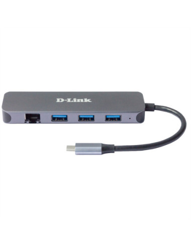 Koncentrator D-Link DUB-2334 5 w 1 USB-C z gigabitowym Ethernetem/zasilaniem