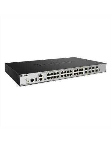 D-Link DGS-3630-28TC/SI/E 28-portowy gigabitowy przełącznik stosowy warstwy 3 (SI)