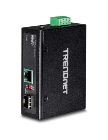 TRENDnet TI-UF11SFP Wewnętrzny sieciowy konwerter mediów 1000Mbit/s Czarny