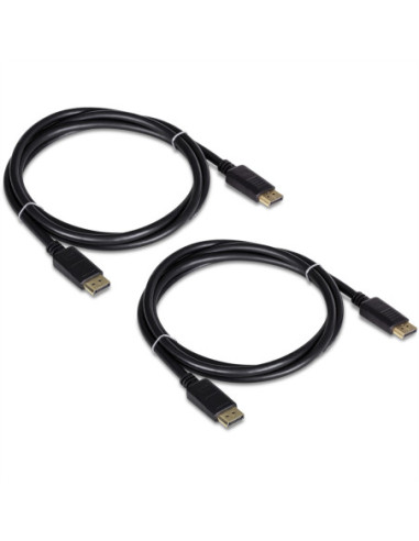 TRENDnet TK-DP06/2 Kabel DisplayPort 1.2, 2 sztuki, czarny, 1,8 m