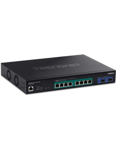 TRENDnet TPE-3102WS 10-portowy przełącznik 2.5G, Web Smart PoE+ z gniazdami 10G SFP+