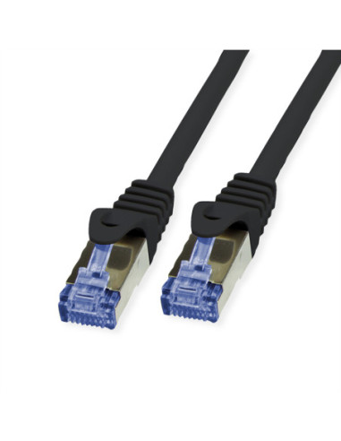 VALUE Zewnętrzny kabel krosowy kat. 6A (klasa EA) S/FTP (PiMF), kabel pełny, LSOH, czarny, 30 m