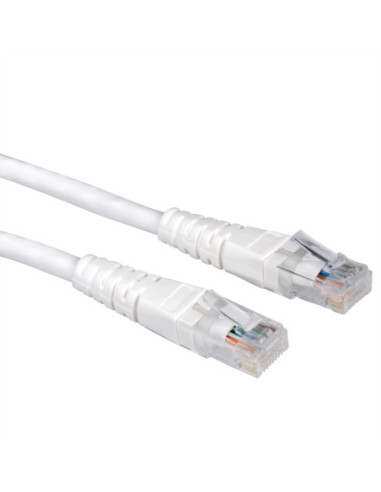 VALUE Patchkabel Cat.6 UTP (klasa E), biały, 1,5 m