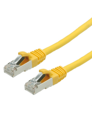 VALUE Kabel krosowy kat. 6 (klasa E) S/FTP (PiMF), LS0H, żółty, 0,5 m