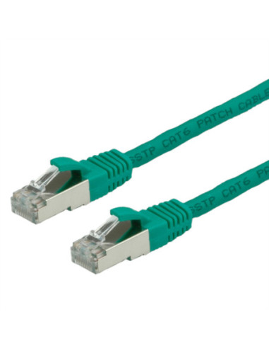 VALUE Kabel krosowy kat. 6 (klasa E) S/FTP (PiMF), LS0H, zielony, 0,5 m