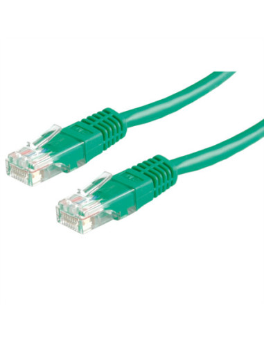 VALUE Kabel krosowy Cat.6 UTP (klasa E), zielony, 10 m
