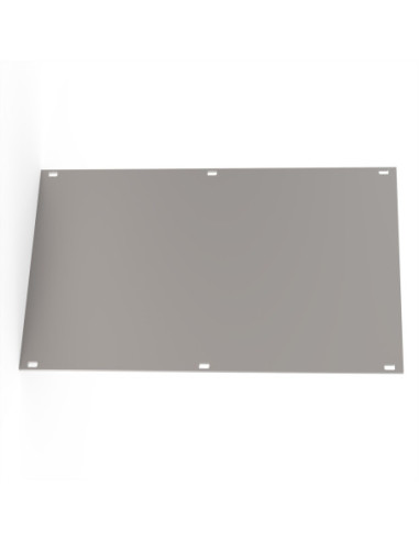 SCHROFF Panel przedni, profil U, ekranowanie Refrofit, 3 U, 42 U, 2,5 mm, Al, anodowany przód, przewodzący tył