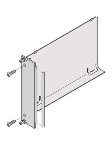 Kratka wentylacyjna SCHROFF, panel przedni U, ekran Refrofit, tekstylny, 6 HU, 4 HU, 160 mm