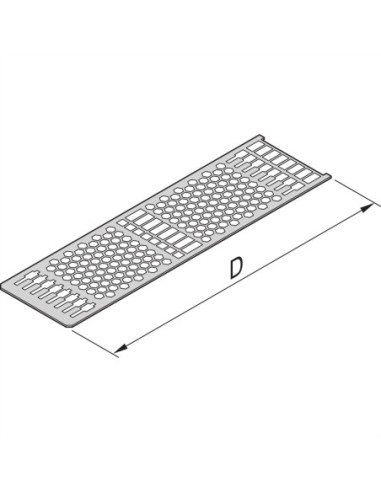 SCHROFF Rama wkładki płyty pokrywy, z perforacją dla szyn prowadzących, 42 KM, PCB 167 mm