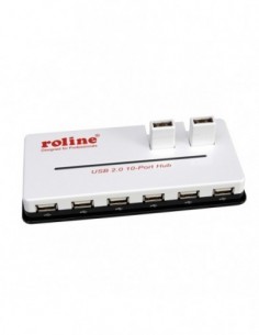 Roline Hub USB 2.0 10-portowy