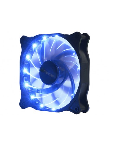 Wentylator LED 12cm Blue