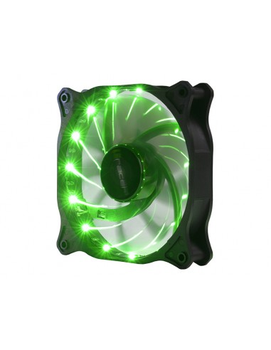 Wentylator LED 12cm Green