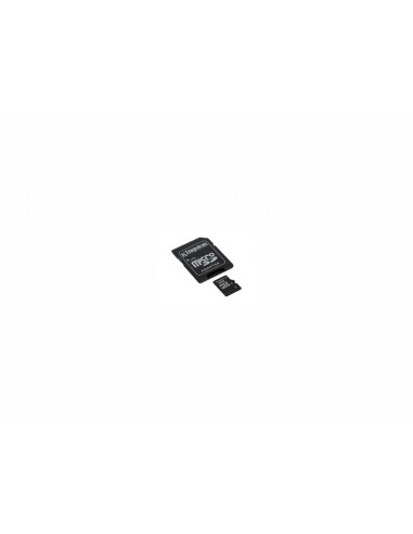 Karta pamięci KINGSTON microSDHC 8GB z adapterem, klasa 4 (SDC4/8GB)