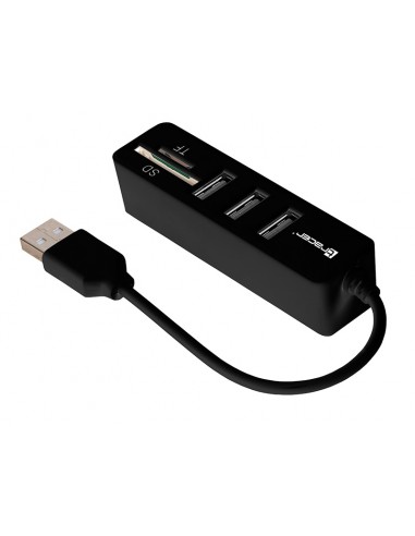 Czytnik kart TRACER All-In-One + HUB USB CH4