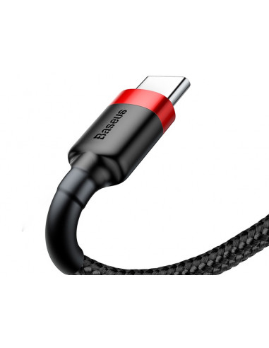 BASEUS Kabel USB Type C 0,5m (CATKLF-A91) Red+Black