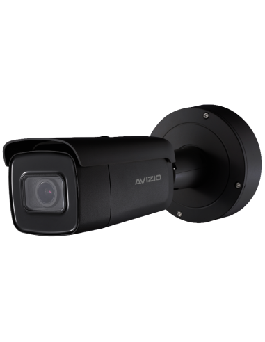 Kamera IP tubowa, 4 Mpx, 2.8-12mm, obiektyw zmotoryzowany zmiennoogniskowy, wandaloodporna, czarna