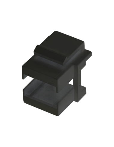 Adapter mocowania typu keystone pod adapter SC simplex / LC duplex, kolor czarny