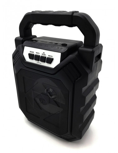 PLAYBOX SHAKE BT - Kompaktowy głośnik Bluetooth, 280W PMPO. zwiększona odporność na wstrząsy, FM, MP3, AUX, USB, micro SD card, 