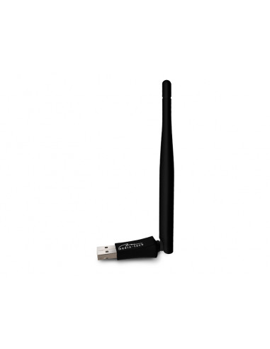 WLAN USB ADAPTER 11n - Uniwersalna karta sieci bezprzewodowej WLAN w standardzie IEEE 802.11n , USB, do 150 Mbps, odkręcana ante