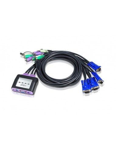 ATEN Switch KVM VGA/PS/2 z obsługą audio 4-Portowy CS64AZ