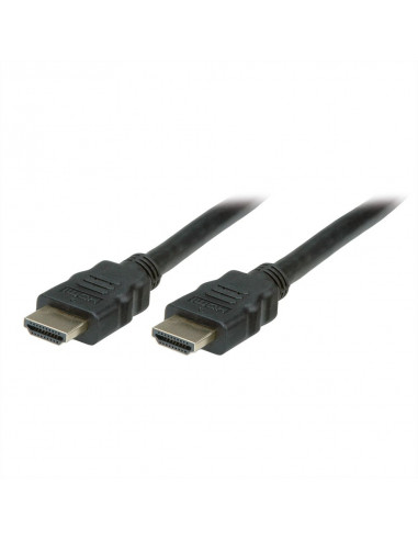 Kabel HDMI UHD z Ethernetem M/M czarny 1m