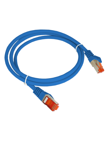 Patch-cord S/FTP kat.6A LSOH 0.25m niebieski ALANTEC