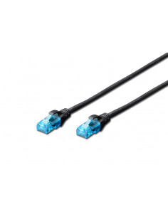 Kabel sieciowy RJ45 kat.5e U/UTP AWG 26/7 PVC 10m czarny
