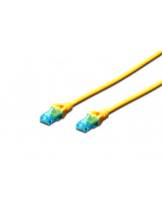 Kabel sieciowy RJ45 kat.5e U/UTP AWG 26/7 PVC 10m żółty