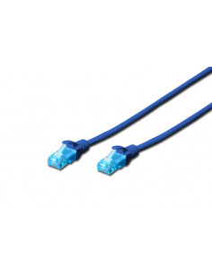 Kabel sieciowy RJ45 kat.5e U/UTP AWG 26/7 PVC 10m niebieski