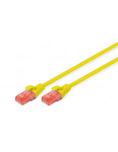 Kabel sieciowy (patchcord) RJ45 kat.6 U/UTP AWG 26/7 PVC 10m żółty
