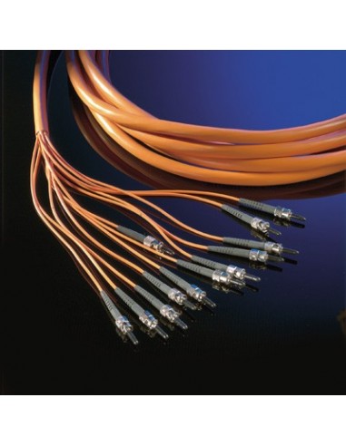 Kabel światłowodowy LWL typu breakout 4 x ST/4 x ST