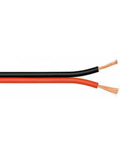 Kabel głośnikowy Czerwony czarny CCA - Długość kabla 100 m