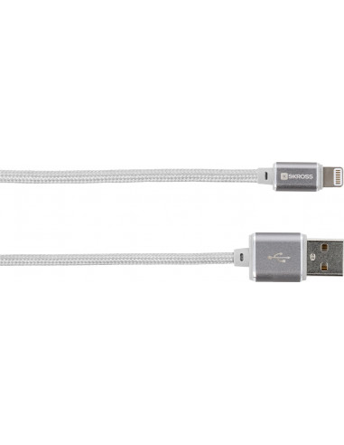 Kabel Charge'n Sync Lightning Connector – Steel Line - Połączenie 2, Typ Wtyk Apple Lightning (8-pinowy)