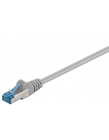 CAT 6AKabel łączący, S/FTP (PiMF), Szary - Długość kabla 50 m