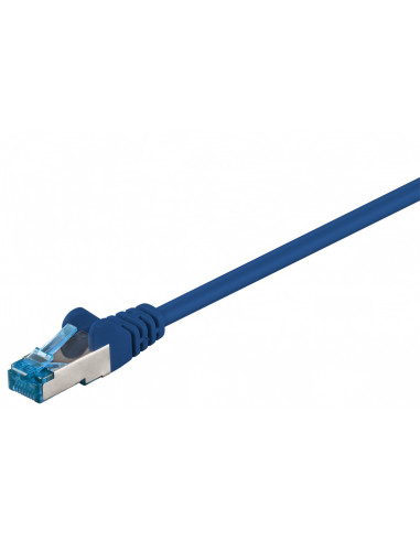 CAT 6AKabel łączący, S/FTP (PiMF), Niebieski - Długość kabla 30 m
