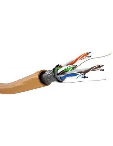CAT 5e kabel sieciowy, F/UTP - Wersja kolorystyczna Pomarańczowy