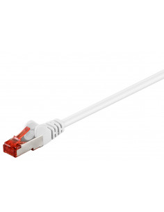 CAT 6 Kabel łączący, S/FTP (PiMF), biały - Długość kabla 30 m