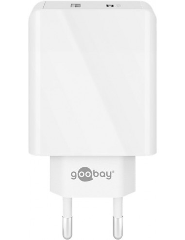 Podwójna szybka ładowarka USB-C™ PD (Power Delivery) (28W) w kolorze białym