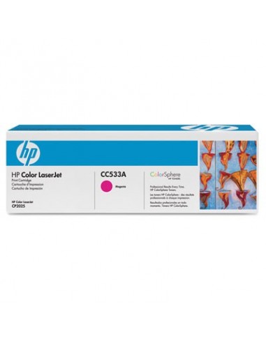 HP Toner CC533A Color LaserJet CP2025 magenta