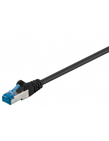 CAT 6AKabel łączący, S/FTP (PiMF), czarny - Długość kabla 15 m
