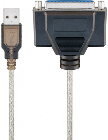 Kabel do drukarki USB, Przezroczysty - Długość kabla 1.5 m