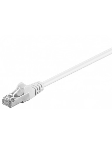 CAT 5e Kabel łączący, F/UTP, biały - Długość kabla 50 m
