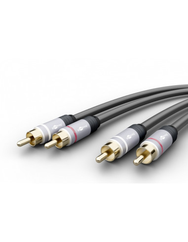 Kabel przyłączeniowy chinch audio stereo - Długość kabla 5 m