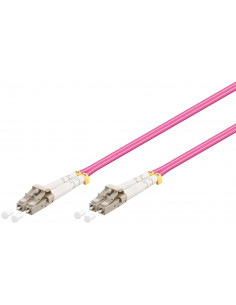 Kabel światłowodowy, Multimode (OM4) Violett - Długość kabla 7.5 m